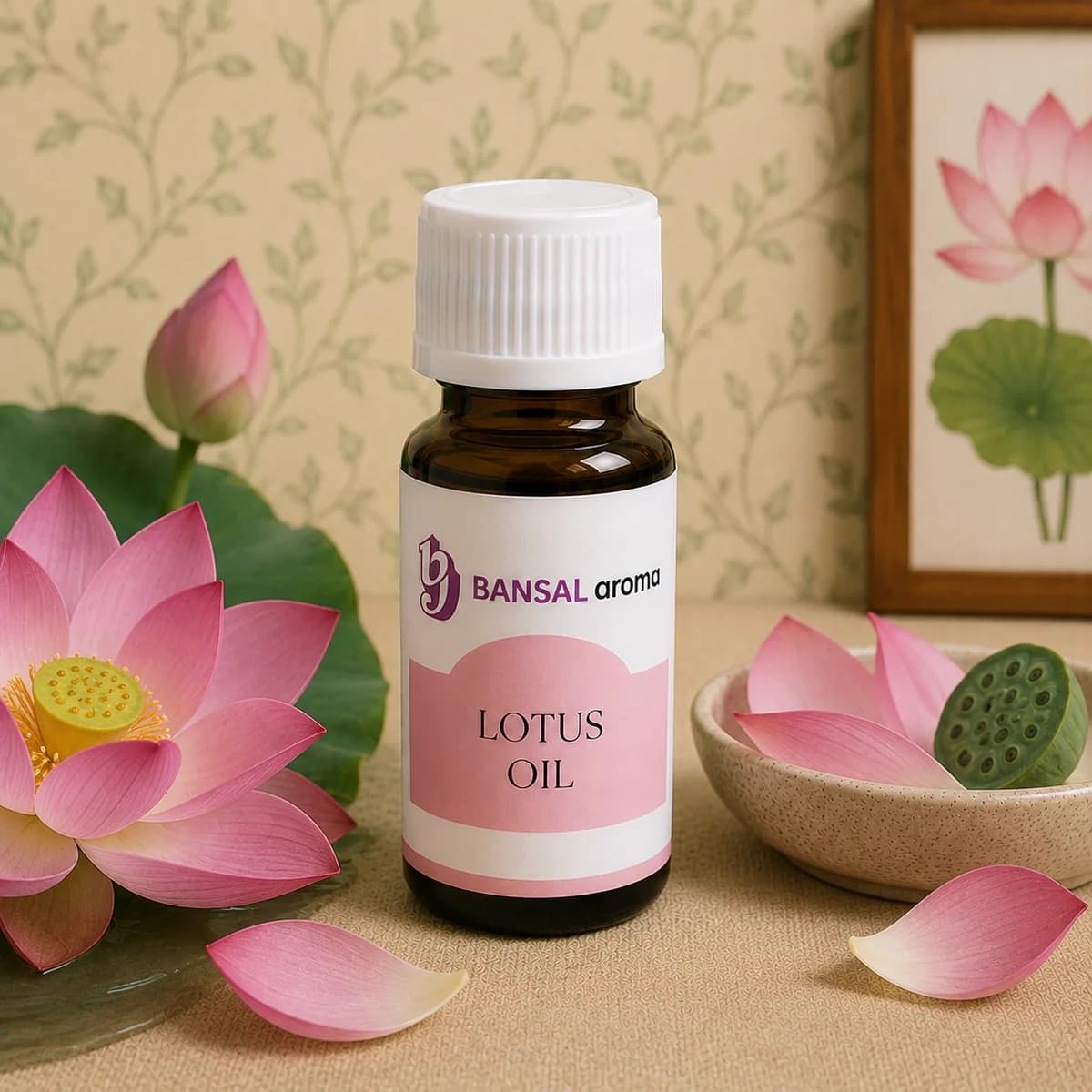Lotus Oil – bulk supply from Bansal Aroma