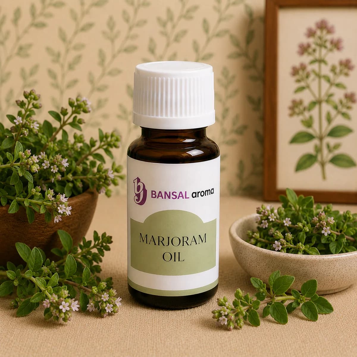 Marjoram Oil – bulk supply from Bansal Aroma