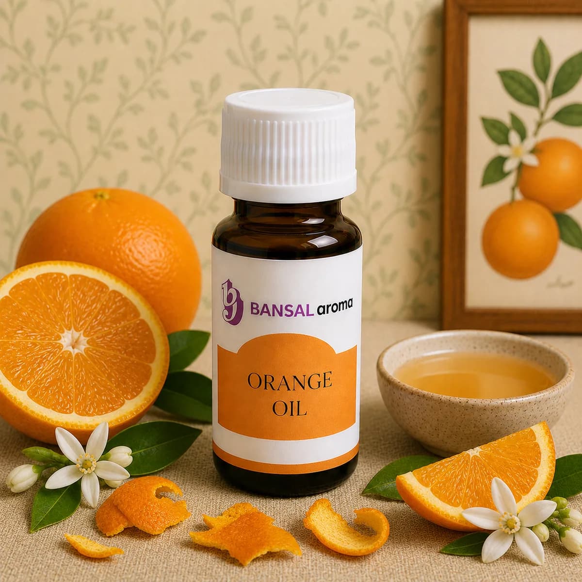 Orange Oil – bulk supply from Bansal Aroma