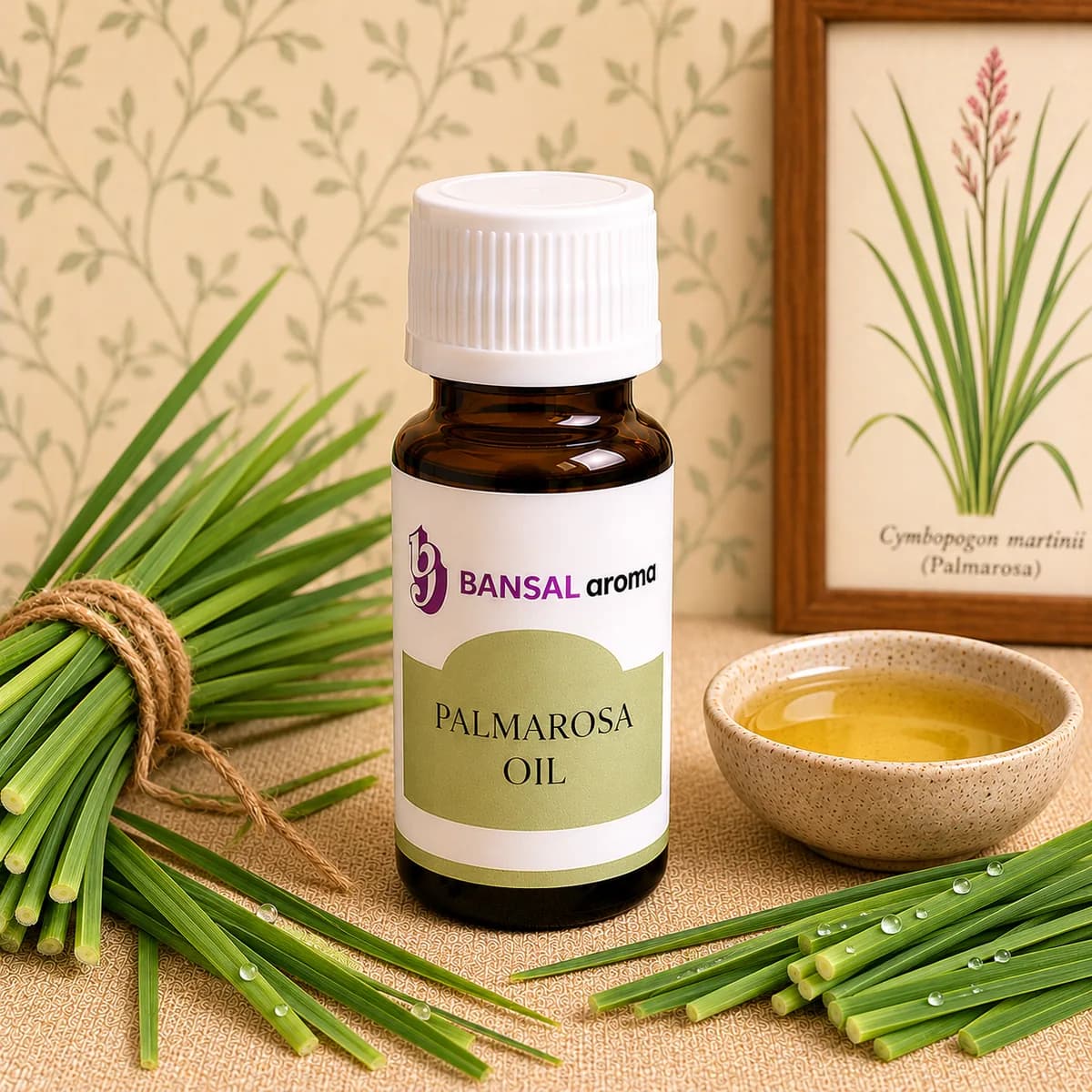 Palmarosa Oil – bulk supply from Bansal Aroma