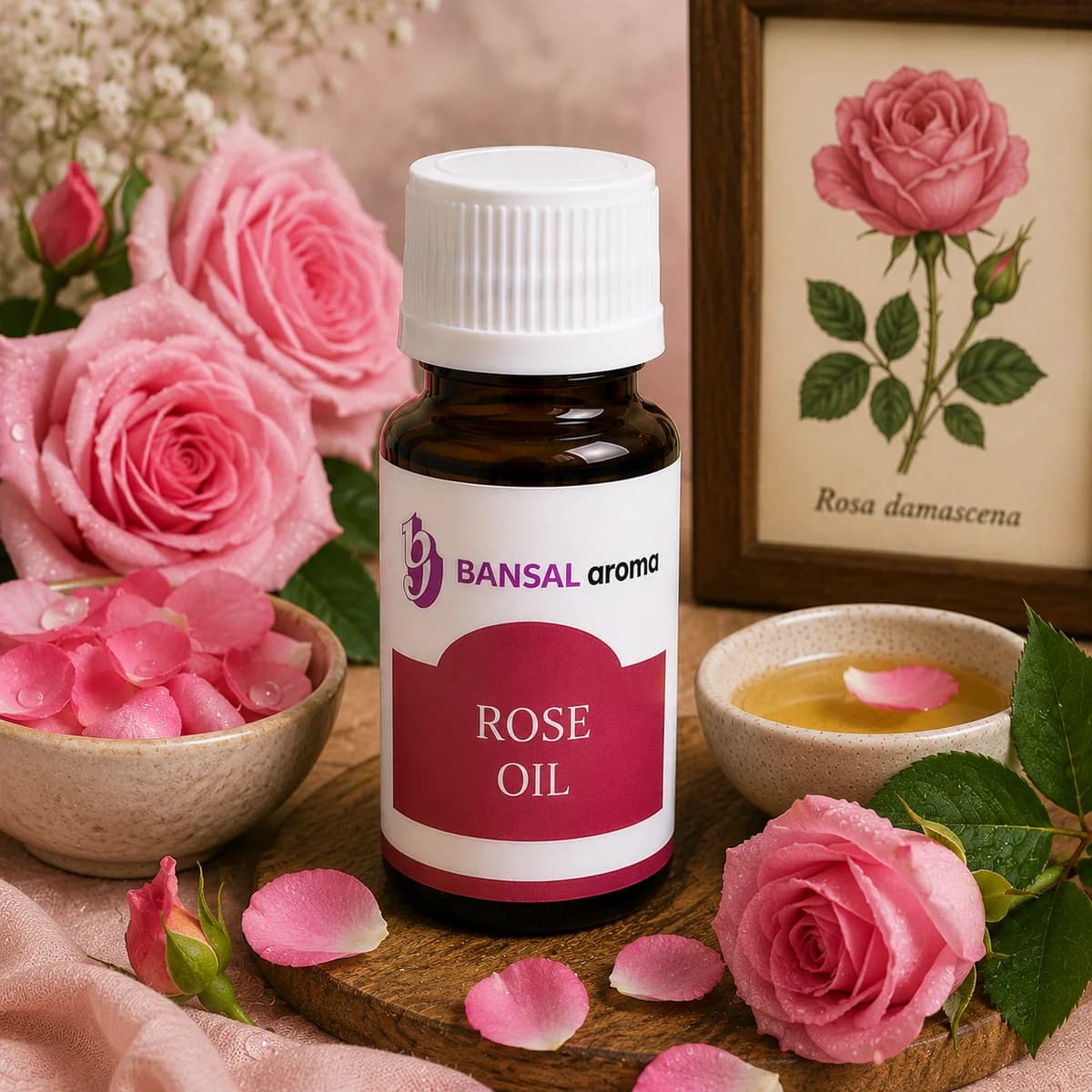 Rose Oil – bulk supply from Bansal Aroma