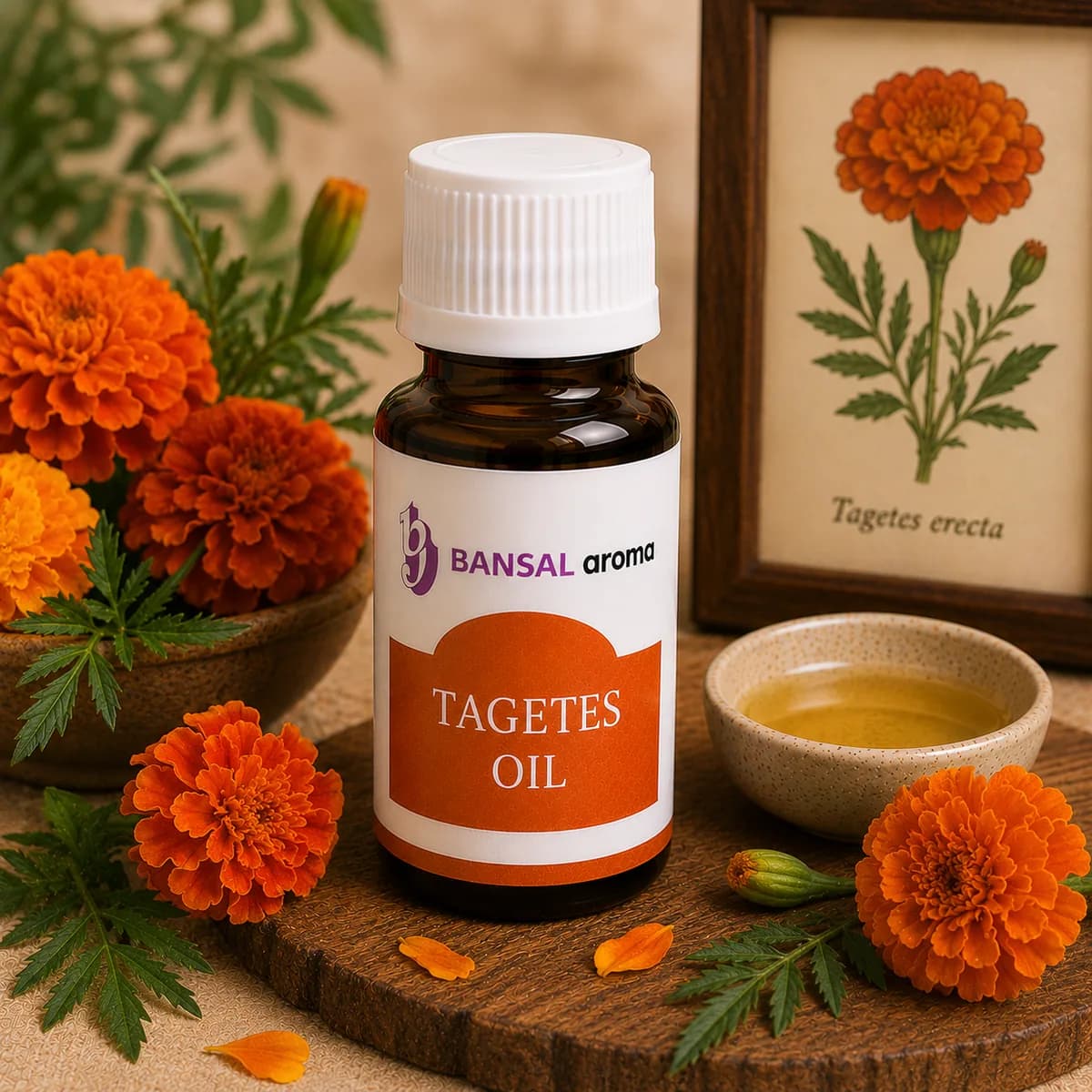 Tagetes Oil – bulk supply from Bansal Aroma
